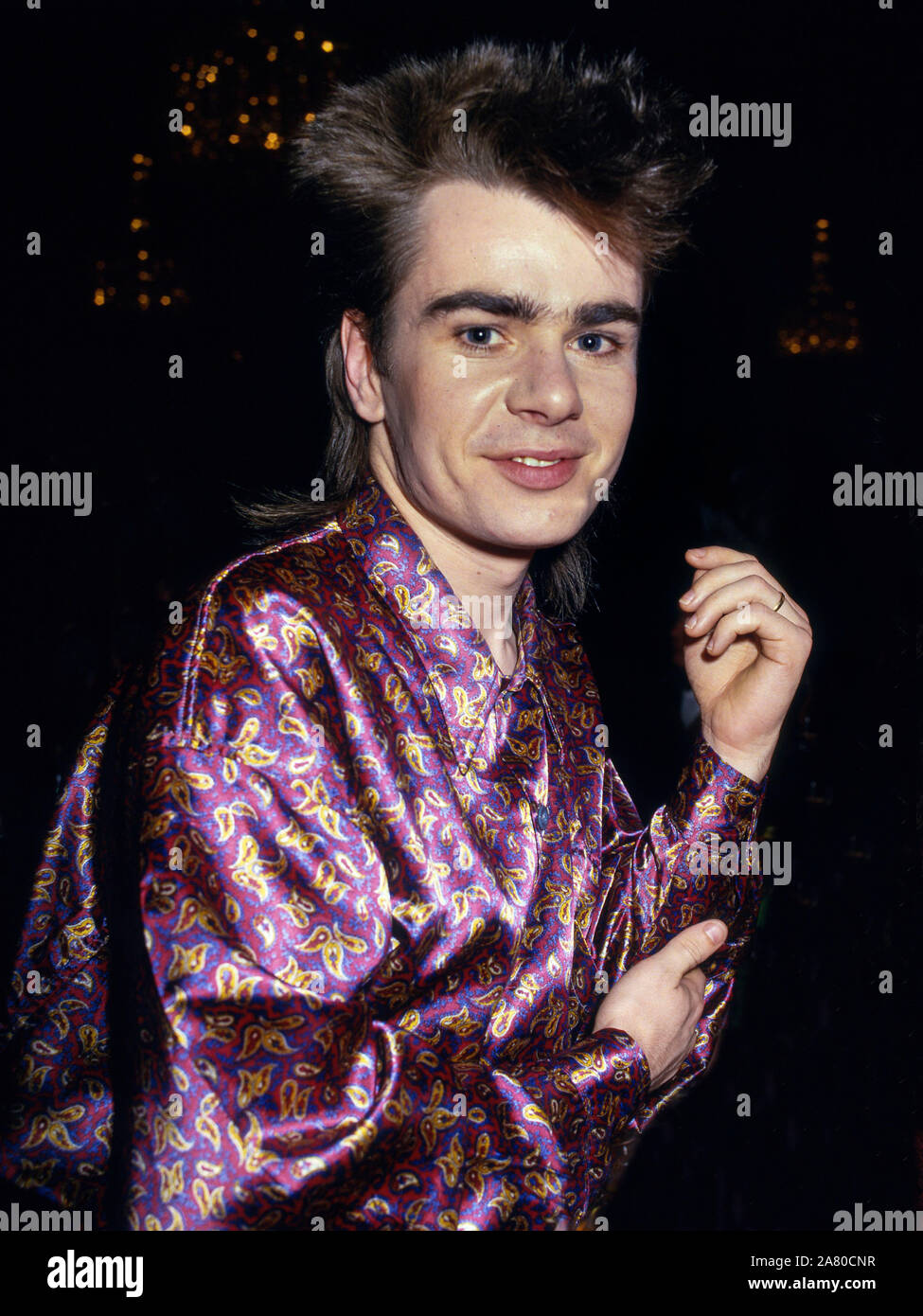 80er Jahre popstar Nik Kershaw Stockfoto