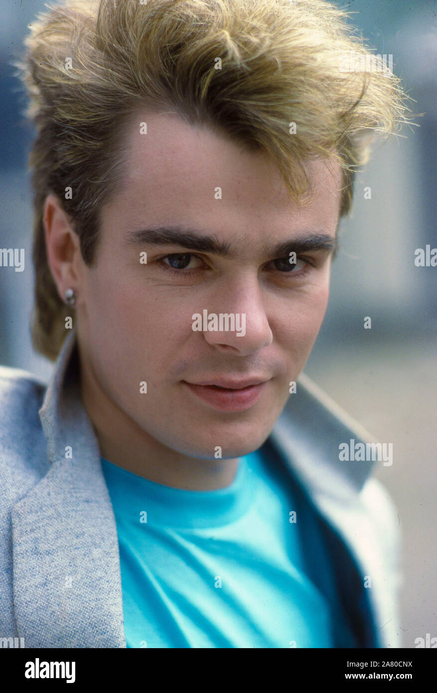 80er Jahre popstar Nik Kershaw Stockfoto