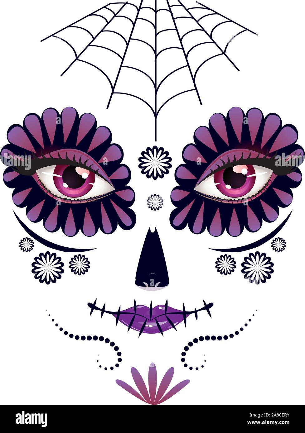 Girl Face Tattoo Ausgeschnittene Stockfotos Und Bilder Alamy