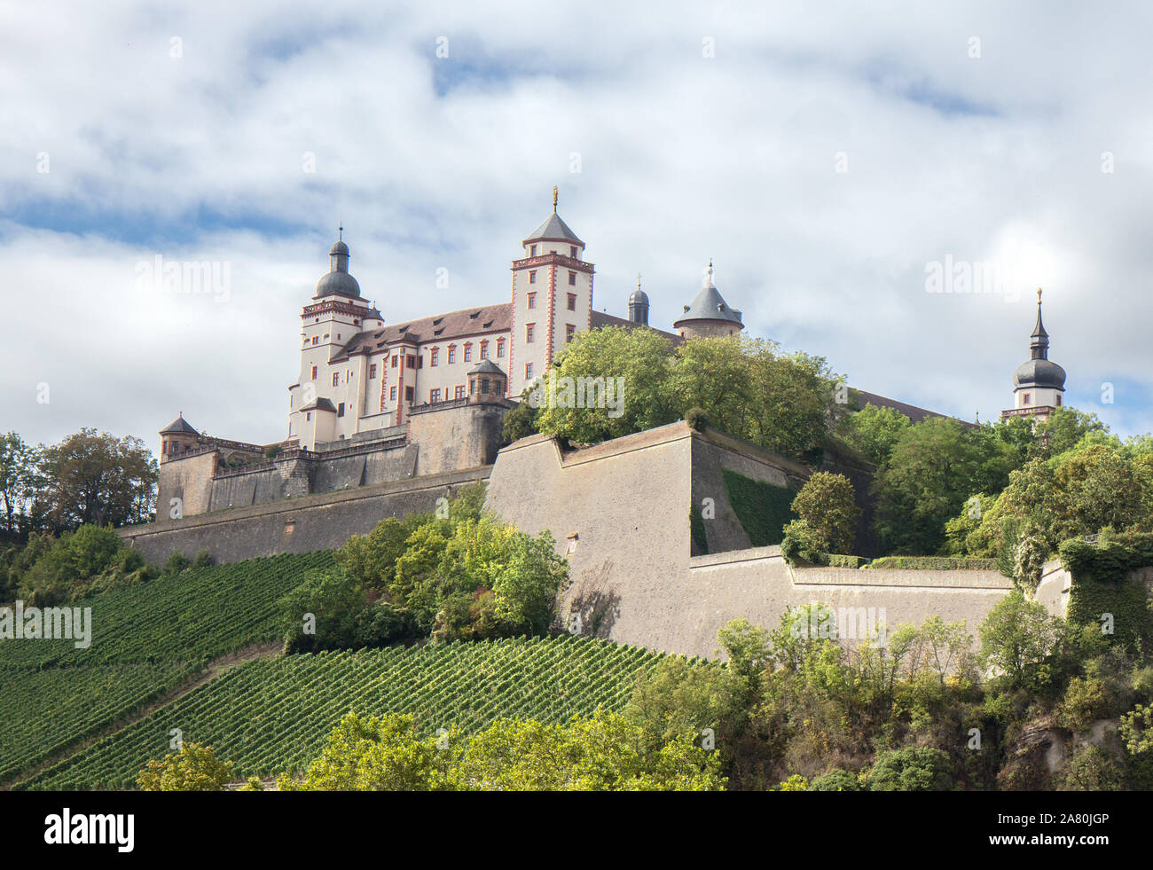 Festung Marienberg, Würzburg, Franken, Bayern, Deutschland Stockfoto