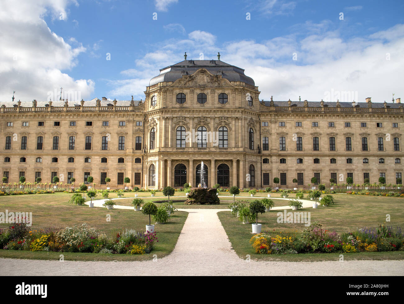 Würzburger Residenz (Würzburger Residenz) Palace, Würzburg, Bayern, Deutschland Stockfoto