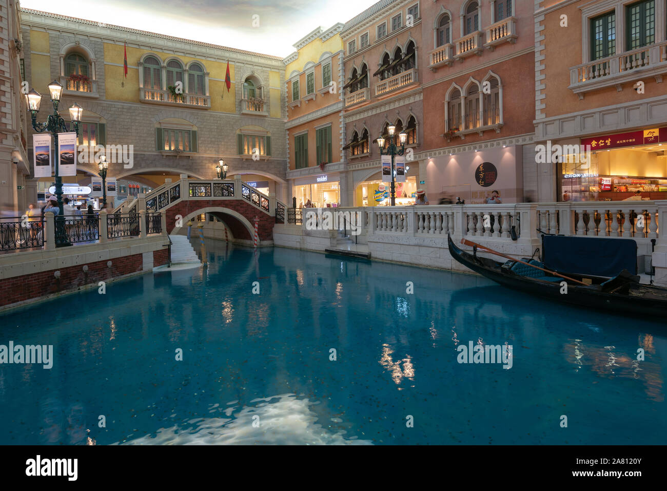 Blick auf Macau, ein Luxushotel und ein Casino-Resort Stockfoto