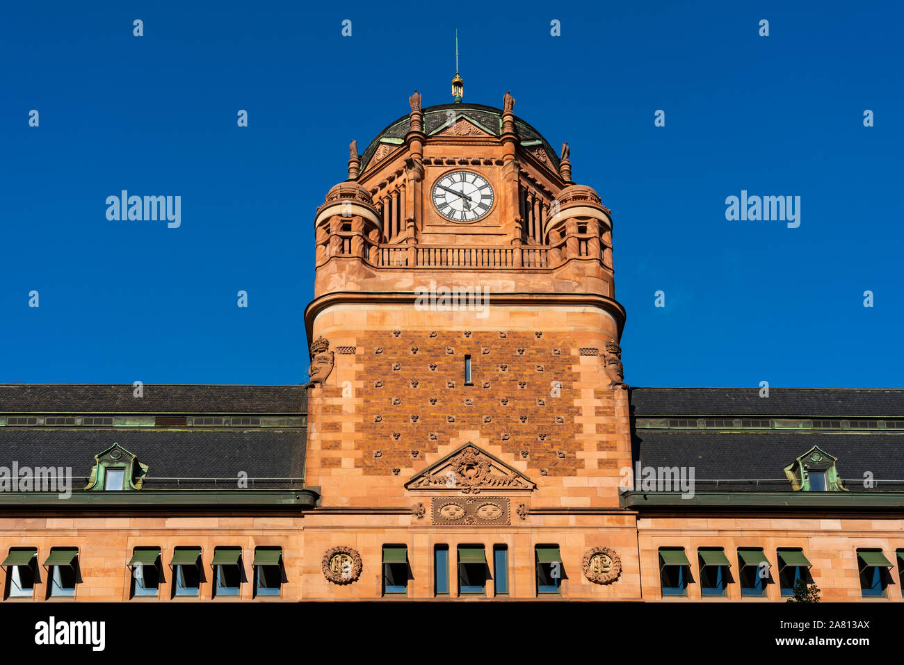 Die Central Post Office Gebäude in Stockholm, Schweden. Stockfoto
