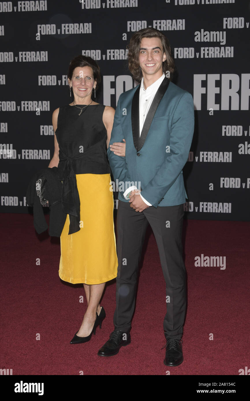 November 4, 2019, Los Angeles, Kalifornien, USA: LARSEN DEANE besucht die L.A. Special Screening von Ford V Ferrari in TCL Chinese Theatre in Hollywood, Kalifornien. (Bild: © Charlie Steffens/ZUMA Draht) Stockfoto