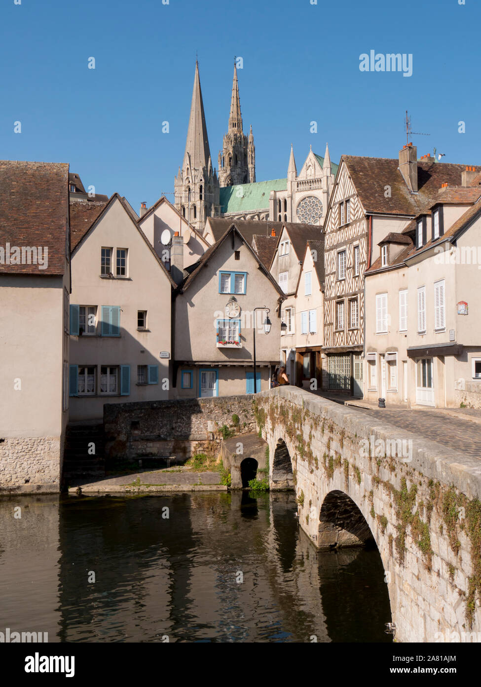 Europa, Frankreich, Chartres, Kathedrale Stockfoto