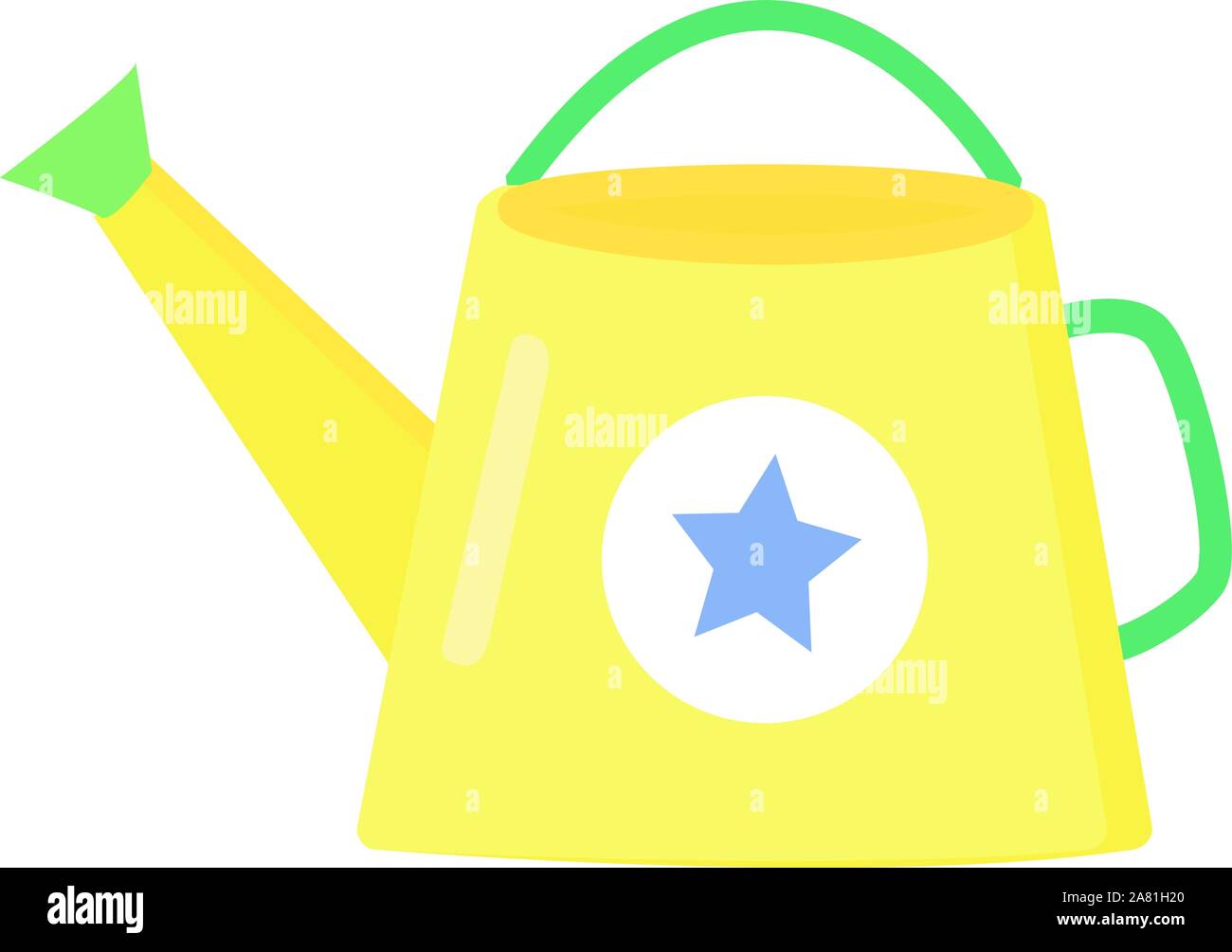 Anlage Dusche, Illustration, Vektor auf weißem Hintergrund. Stock Vektor