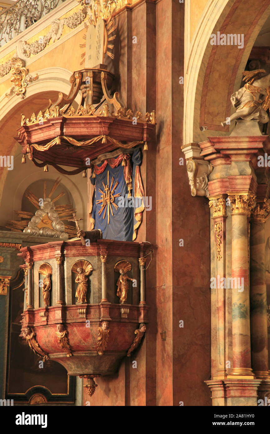 Ungarn, Budapest, Franziskanerkirche, Interieur, Stockfoto