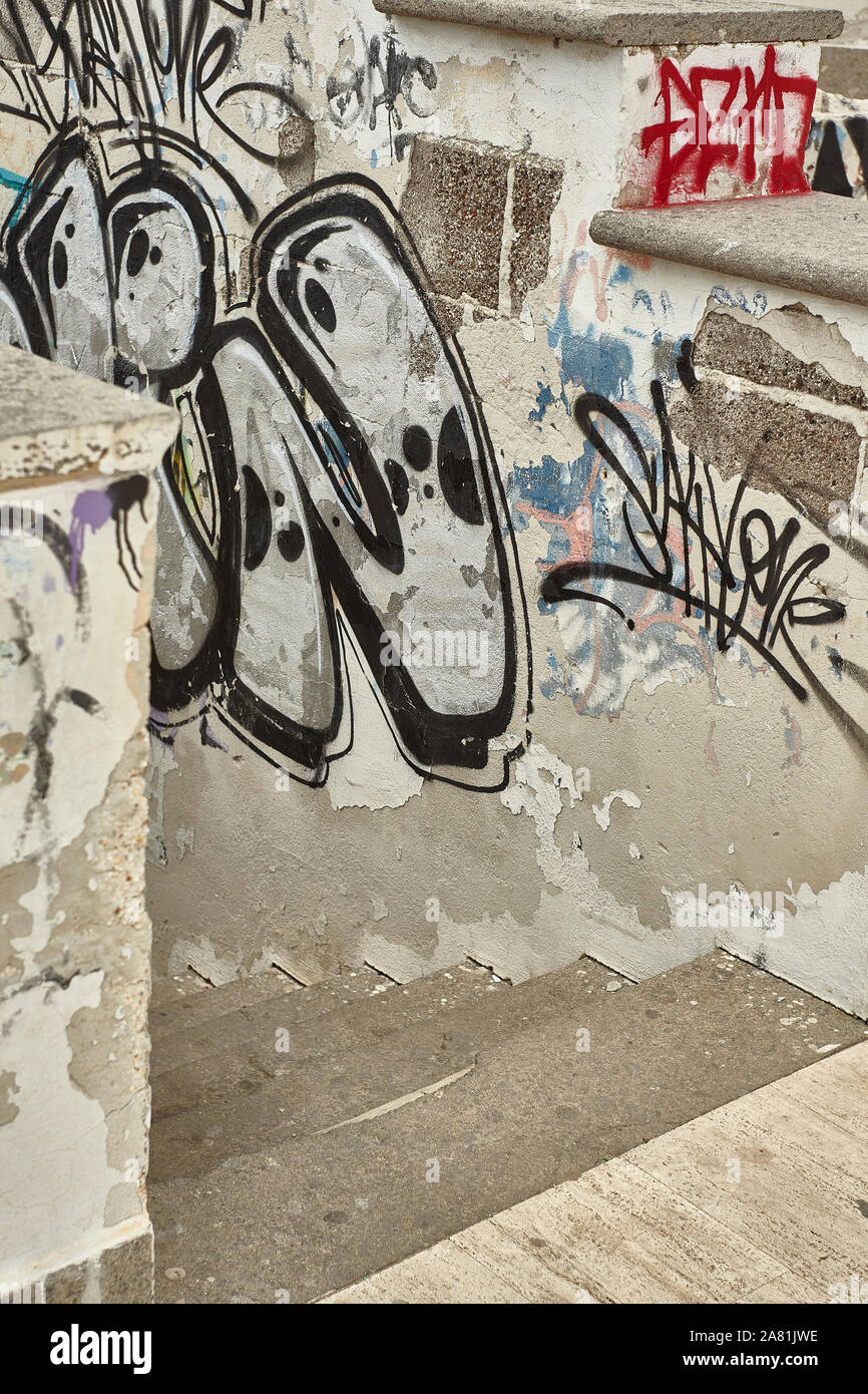 Das Ausmaß der Degradation Stockfotografie Alamy