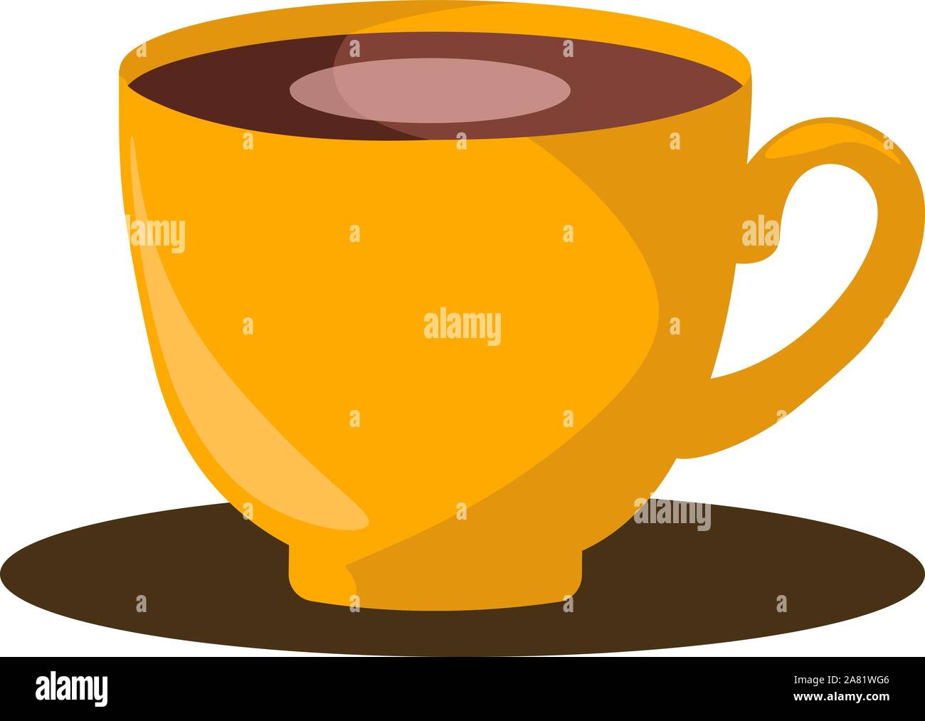 Heiße Schokolade, Illustration, Vektor auf weißem Hintergrund. Stock Vektor