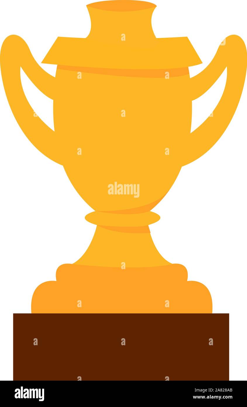 Trophäe, Illustration, Vektor auf weißem Hintergrund. Stock Vektor