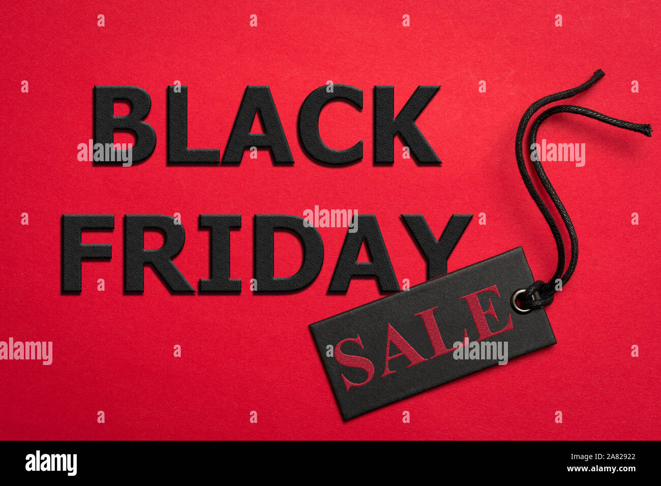 Schwarzer Freitag Verkauf Tag Stockfoto