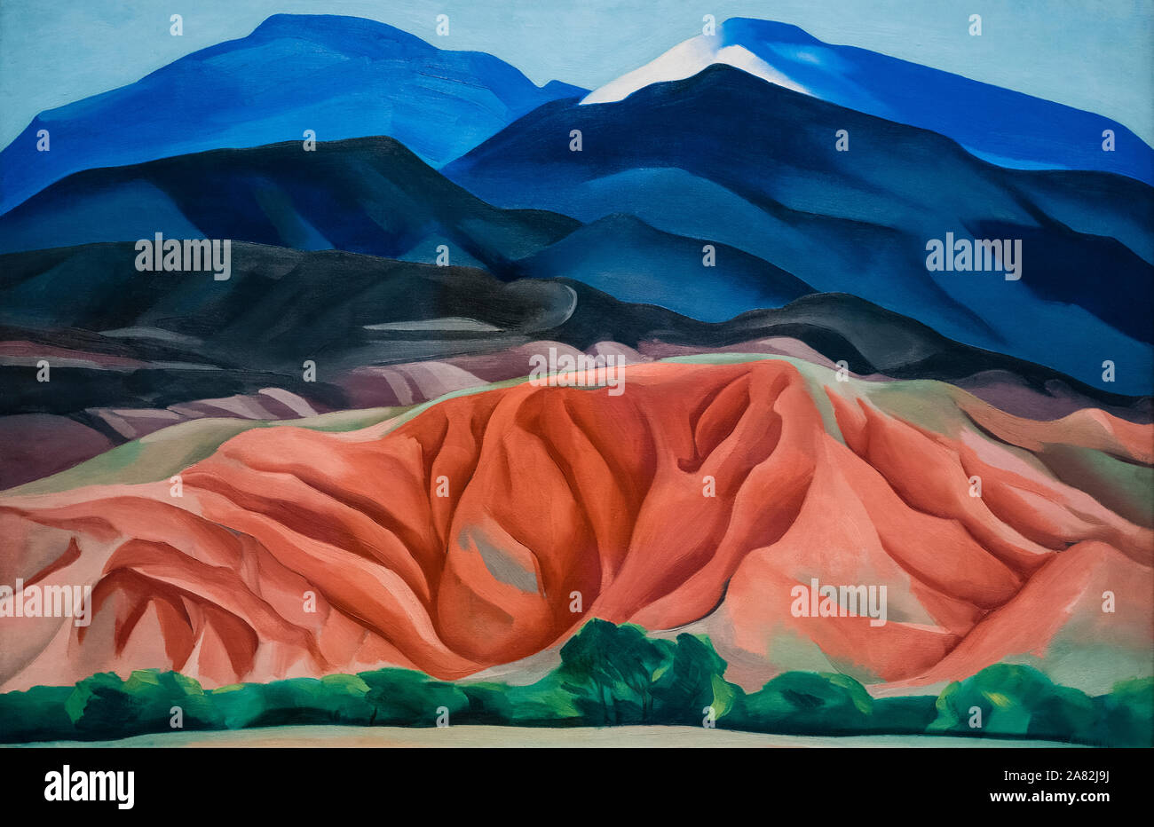GEORGIA O'KEEFFE (1887-1986) BLACK MESA LANDSCHAFT, NEW MEXICO/OUT BACK VON MARIE'S II (1930) Georgia O'Keeffe MUSEUM Stockfoto