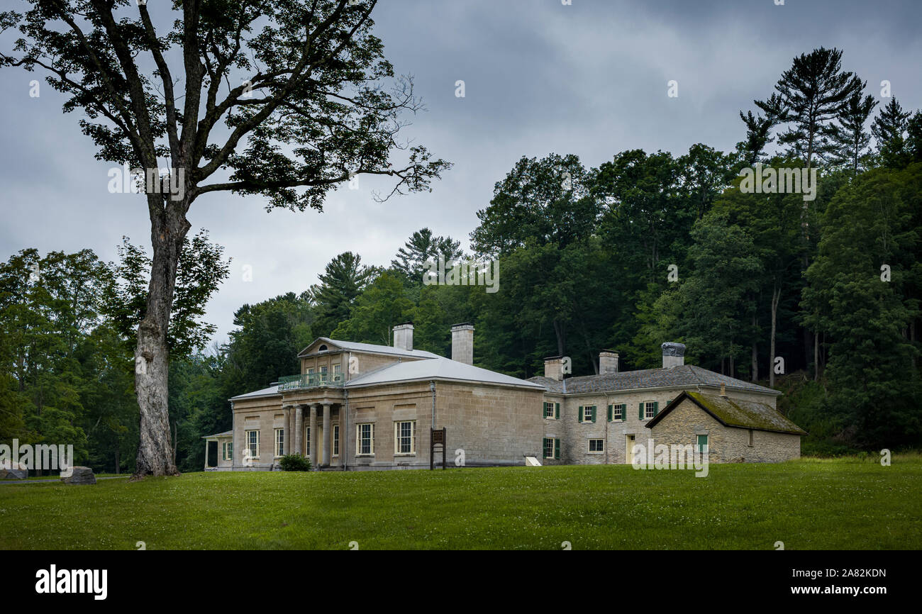 HYDE HALL (1817-1834) COOPERSTOWN NEW YORK USA Stockfoto