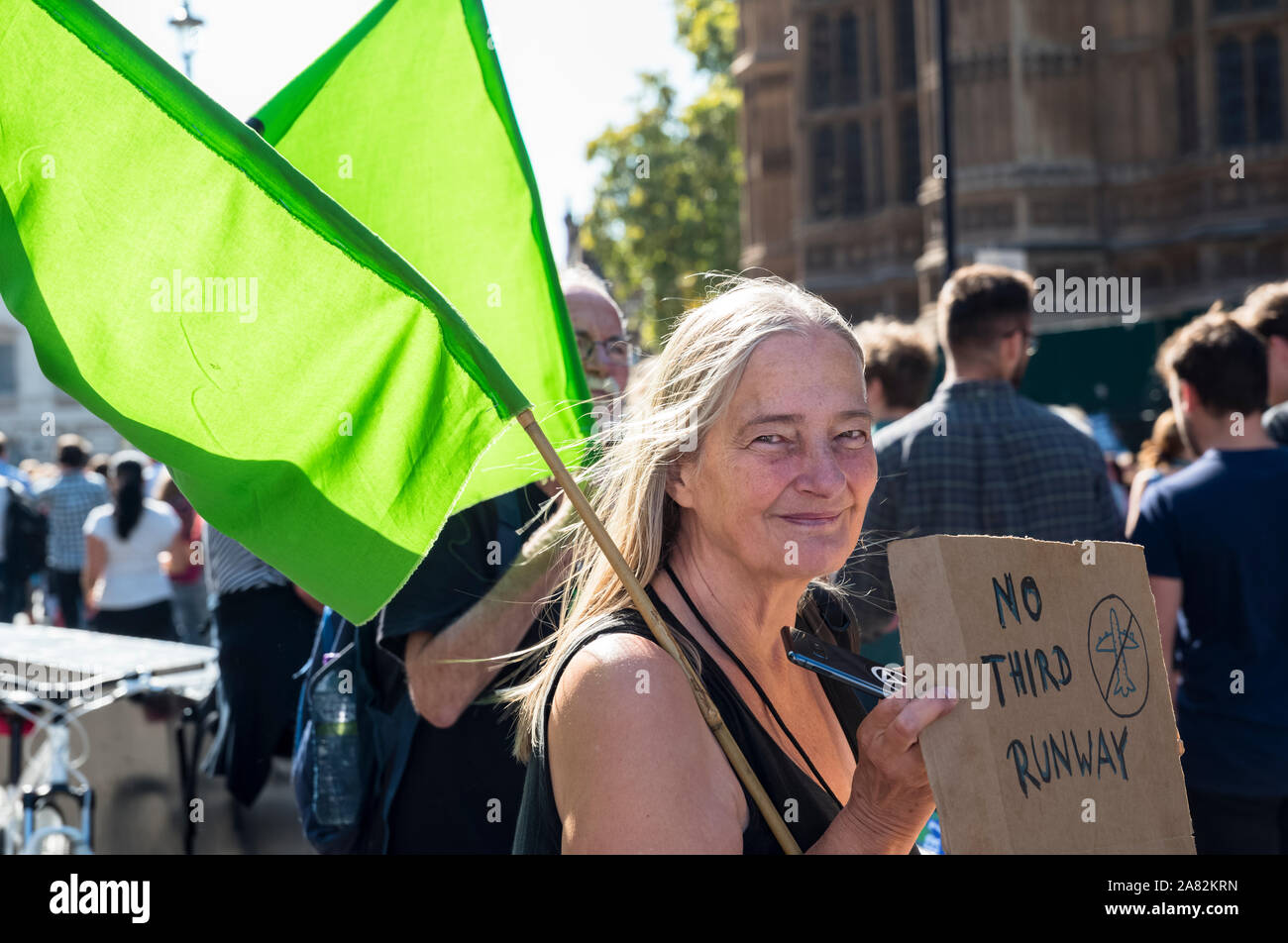 Klimawandel PROTEST PARLIAMENT SQUARE LONDON VEREINIGTES KÖNIGREICH Stockfoto