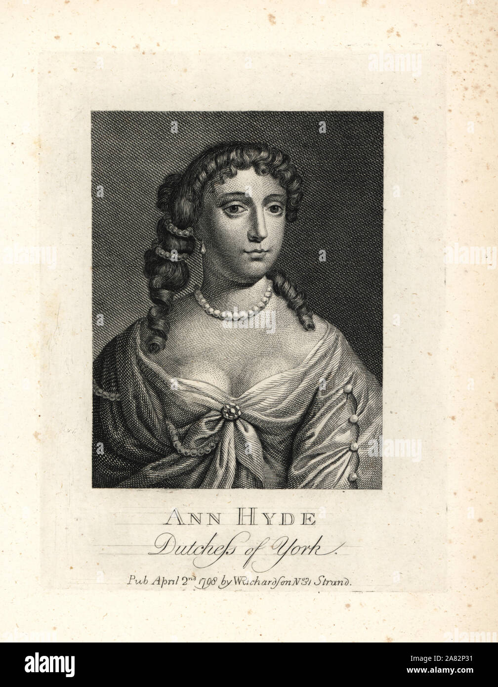 Anne Hyde, Herzogin von York und Albany, erste Frau von König Jakob II