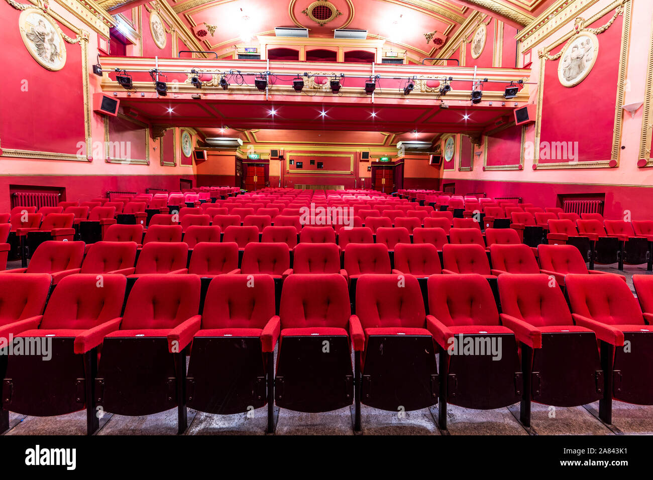 Savoy Theater, Monmouth eine Klasse 11 aufgeführten Veranstaltungsort 2019 Theater des Jahres in der Walisischen Gastfreundschaft Preise gestimmt. Stockfoto