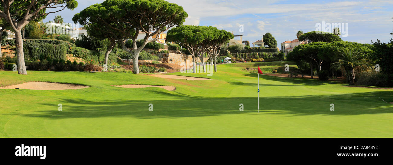 Die Ocean Golfplatz Vale do Lobo Golf Club, Parque do Golfe, Vale Lobo, Algarve, Portugal, Europa Stockfoto