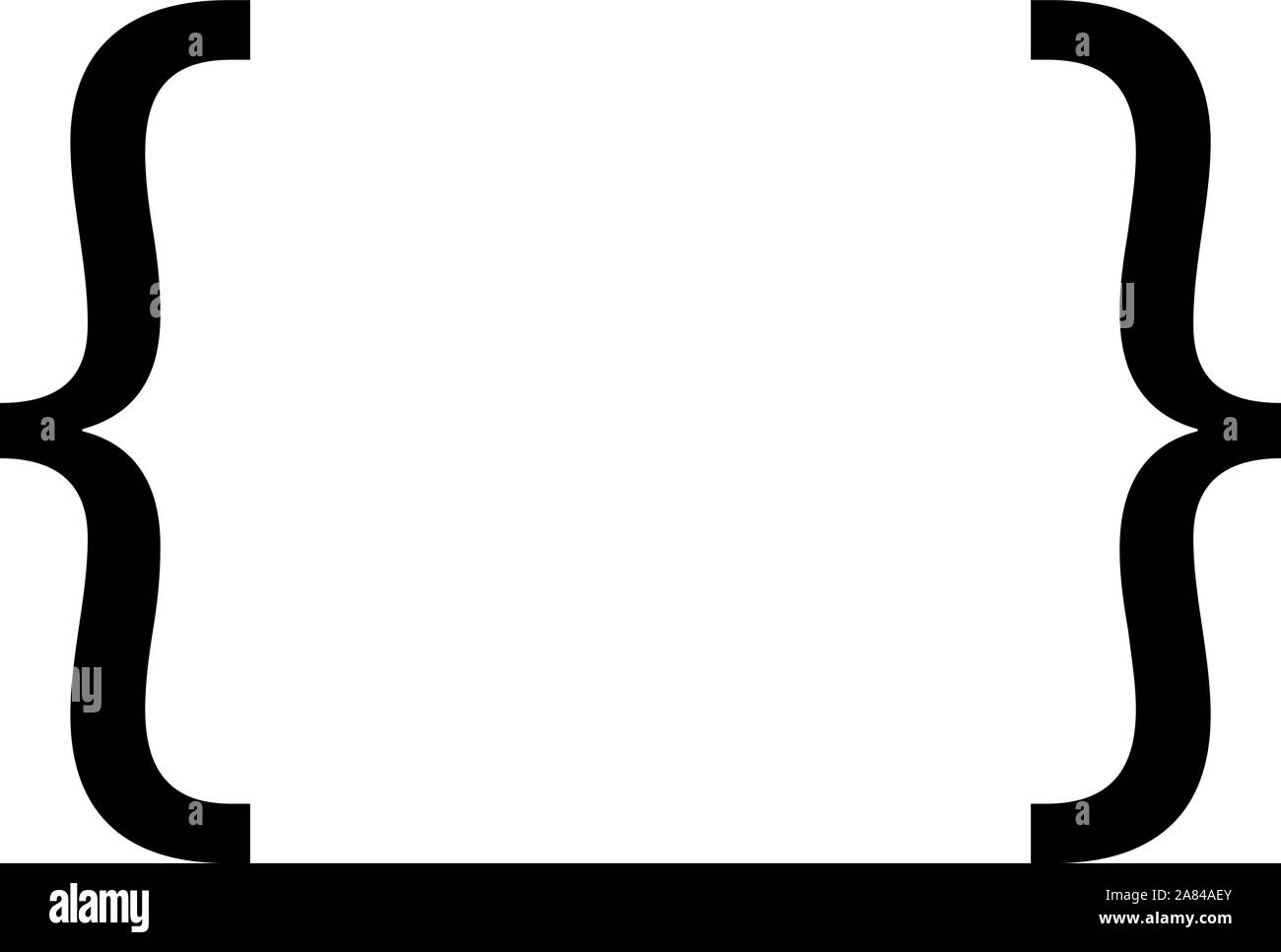 Symbol für Programmiersprache. Stock Vektor