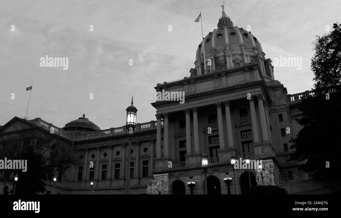 Harrisburg und York Pennsylvania Stockfoto