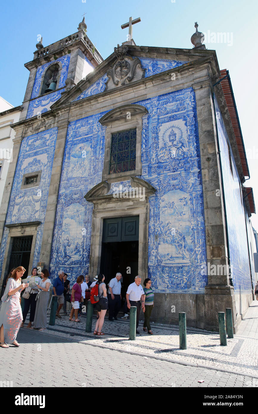 Die Kapelle von Santa Catarina, Porto, Portugal Stockfoto