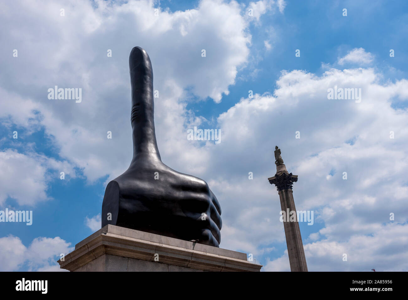 Wirklich gute von David Shrigley auf den vierten Sockel in Trafalagar Square, London Stockfoto