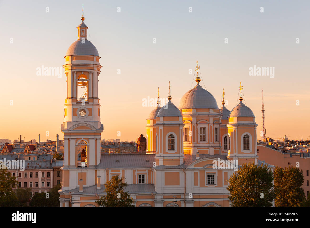Der Prinz St. Vladimir Cathedral, formal die Kathedrale von St. gleich dem Apostel Prinz Wladimir ist Sankt-petersburg, Russland Stockfoto