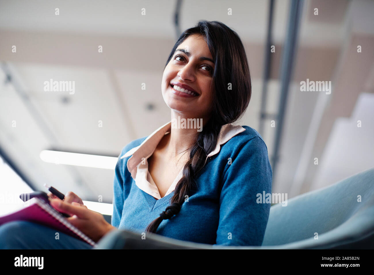 Porträt zuversichtlich Geschäftsfrau Stockfoto