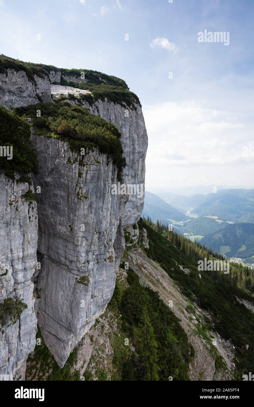 Bergmassiv Steinplatte, Waidring, Alpen, Tirol, Österreich, Europa Stockfoto