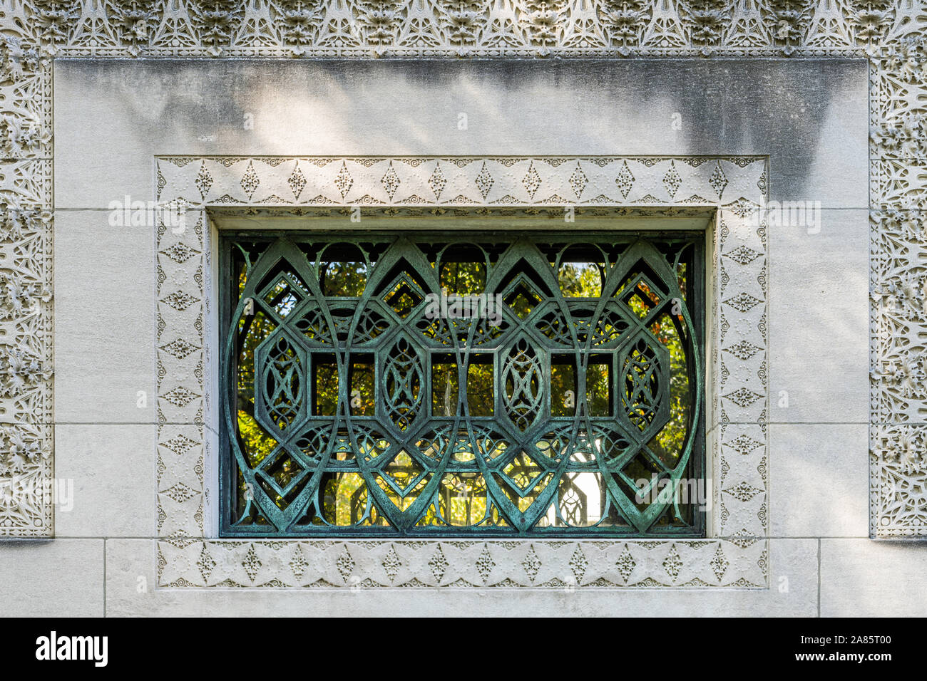 Wainwright Grab in Bellefontaine Cemetery, das von Louis Sullivan Stockfoto