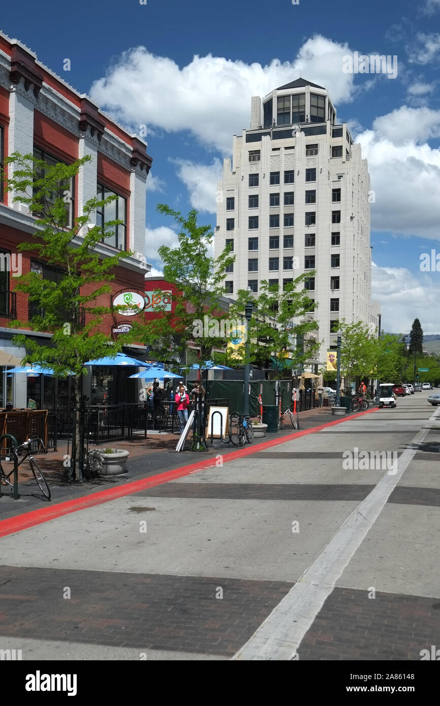 8Th Street Boise, Idaho Stockfoto