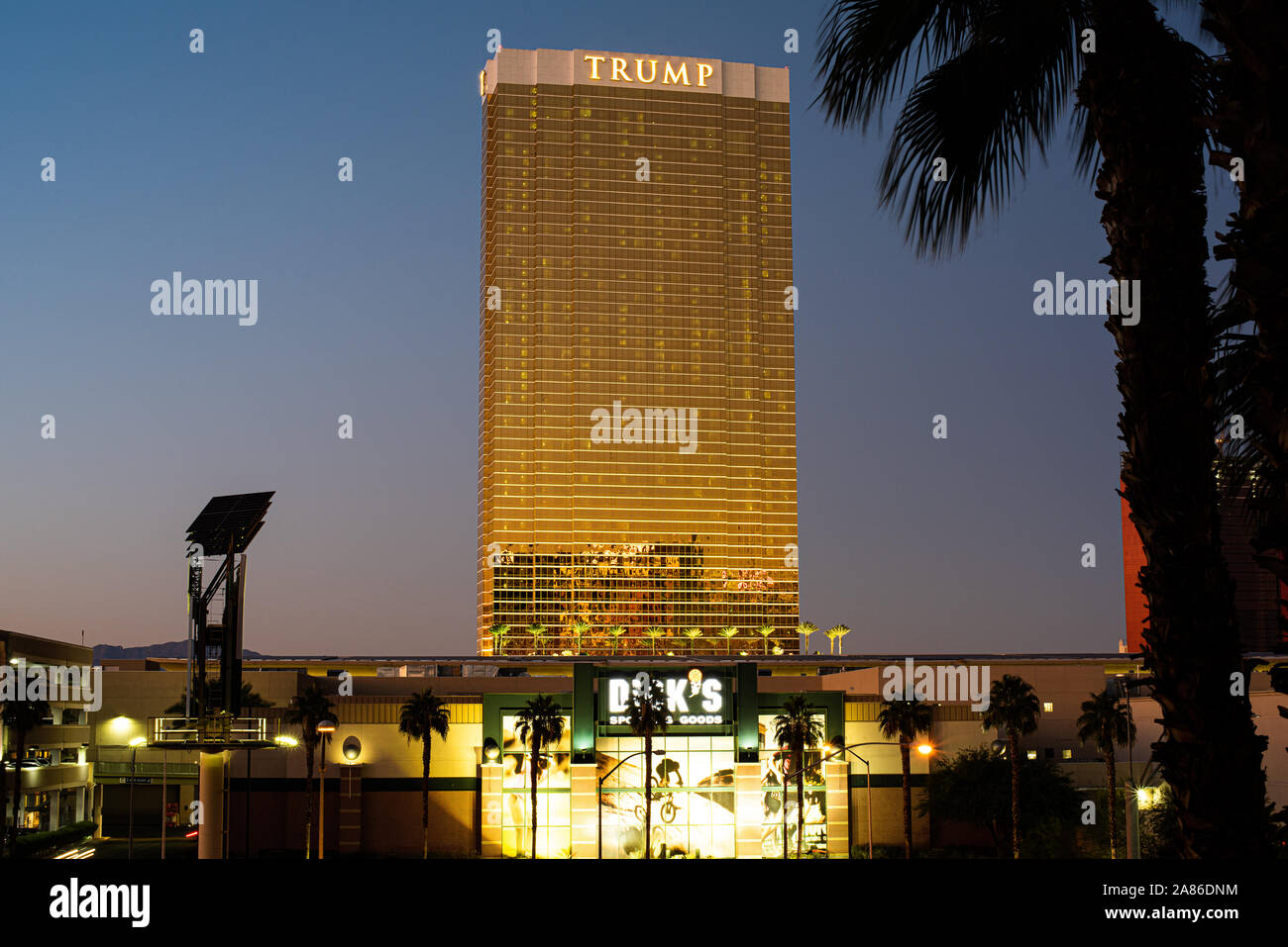 Fotos Las Vegas Hotels und Kasinos Stockfoto