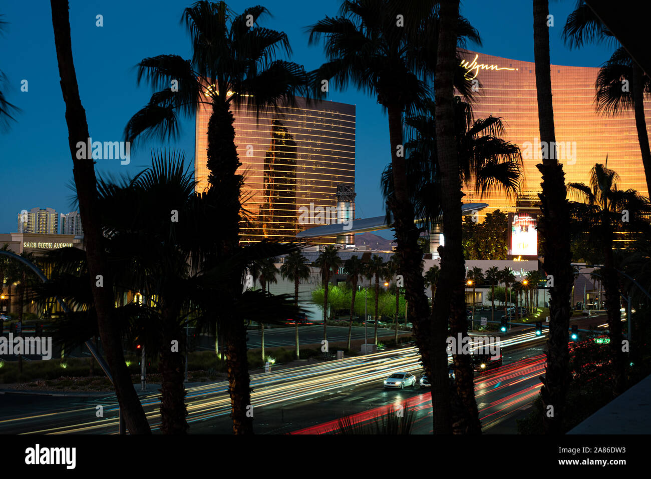 Fotos Las Vegas Hotels und Kasinos Stockfoto