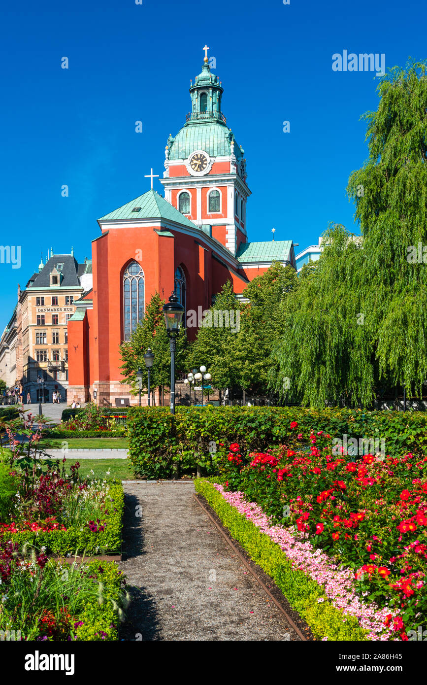 St Jsacobs Kirche in Stockholm, Schweden. Stockfoto