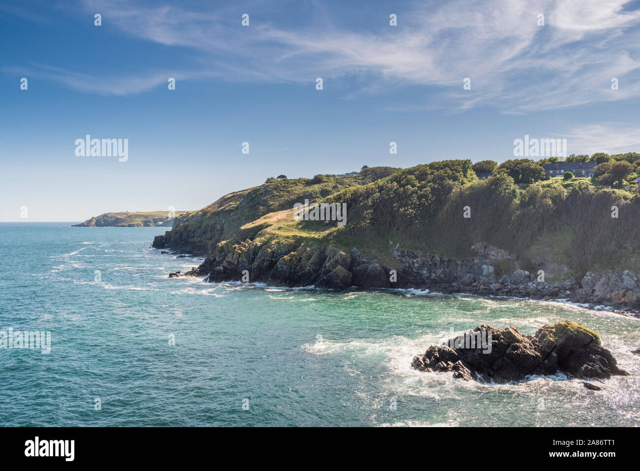 Das schöne Fischerdorf Cadgwith auf der Lizard Halbinsel, Cornwall Stockfoto