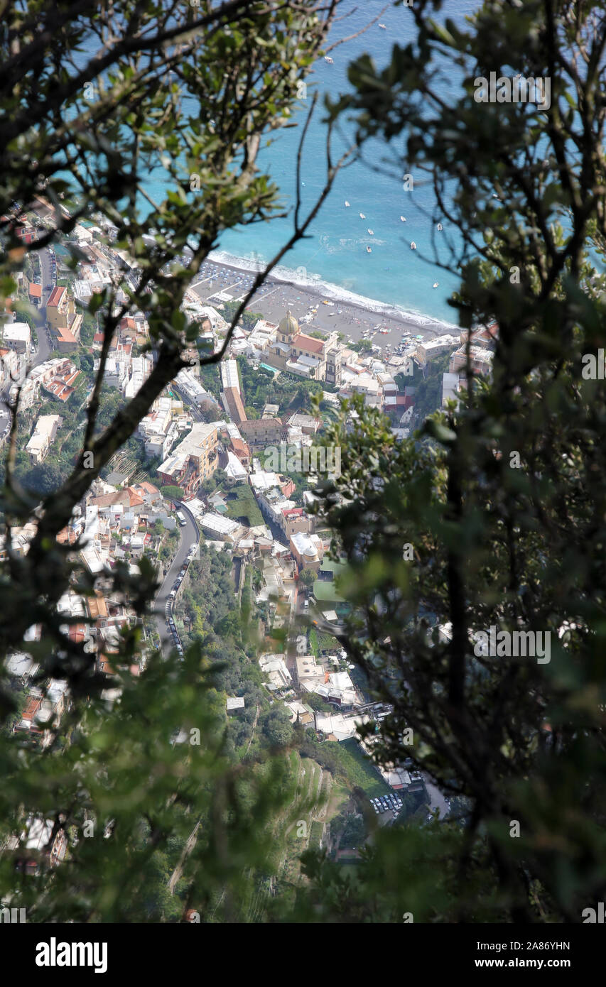 Positano-Amalfi-Küste Italien Stockfoto