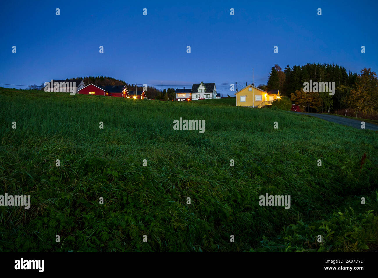 Landhaus Stockfoto