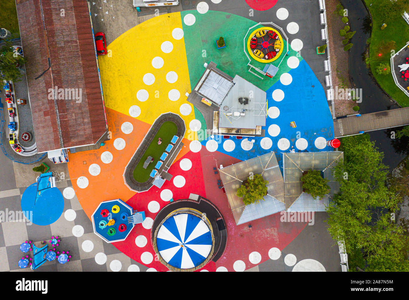 Vergnügungspark Särkänniemi in Tampere, Finnland Stockfoto