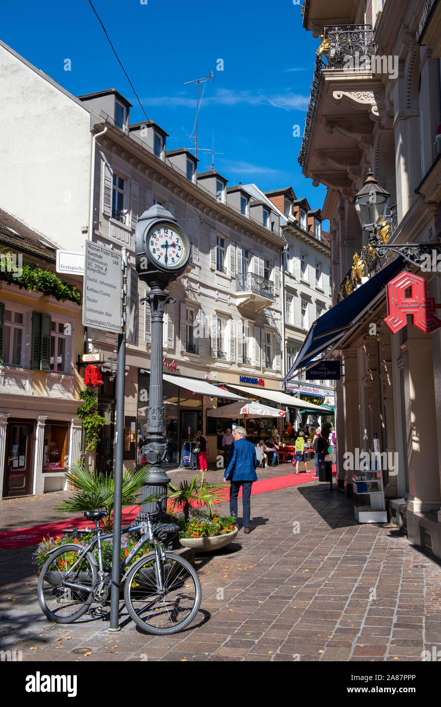 Bismarck Statue in der Altstadt von BadenBaden im Schwarzwald, im Südwesten von Deutschland