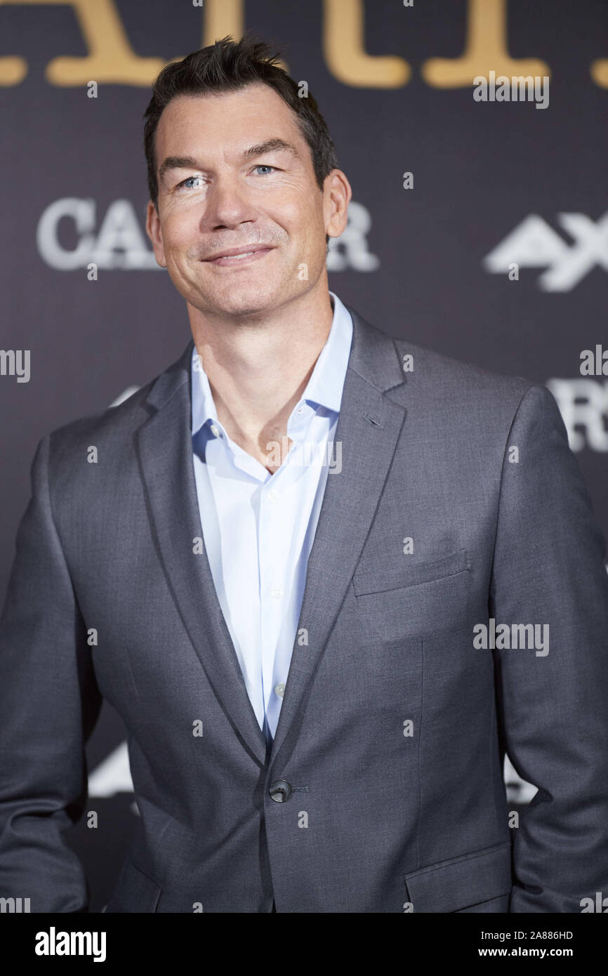 November 7, 2019, Madrid, Madrid, Spanien: Jerry O'Connell besucht â € "Carterâ €™ AXN TV-Serie Fotoauftrag bei URSO Hotel am 7. November 2019 in Madrid, Spanien (Bild: © Jack Abuin/ZUMA Draht) Stockfoto