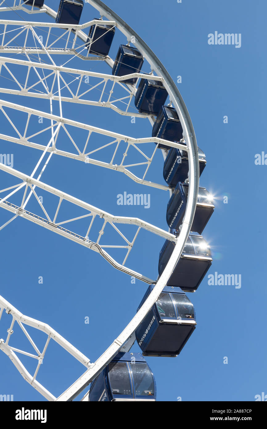 Riesenrad, Navy Pier, Chicago, Illinois, USA Stockfoto
