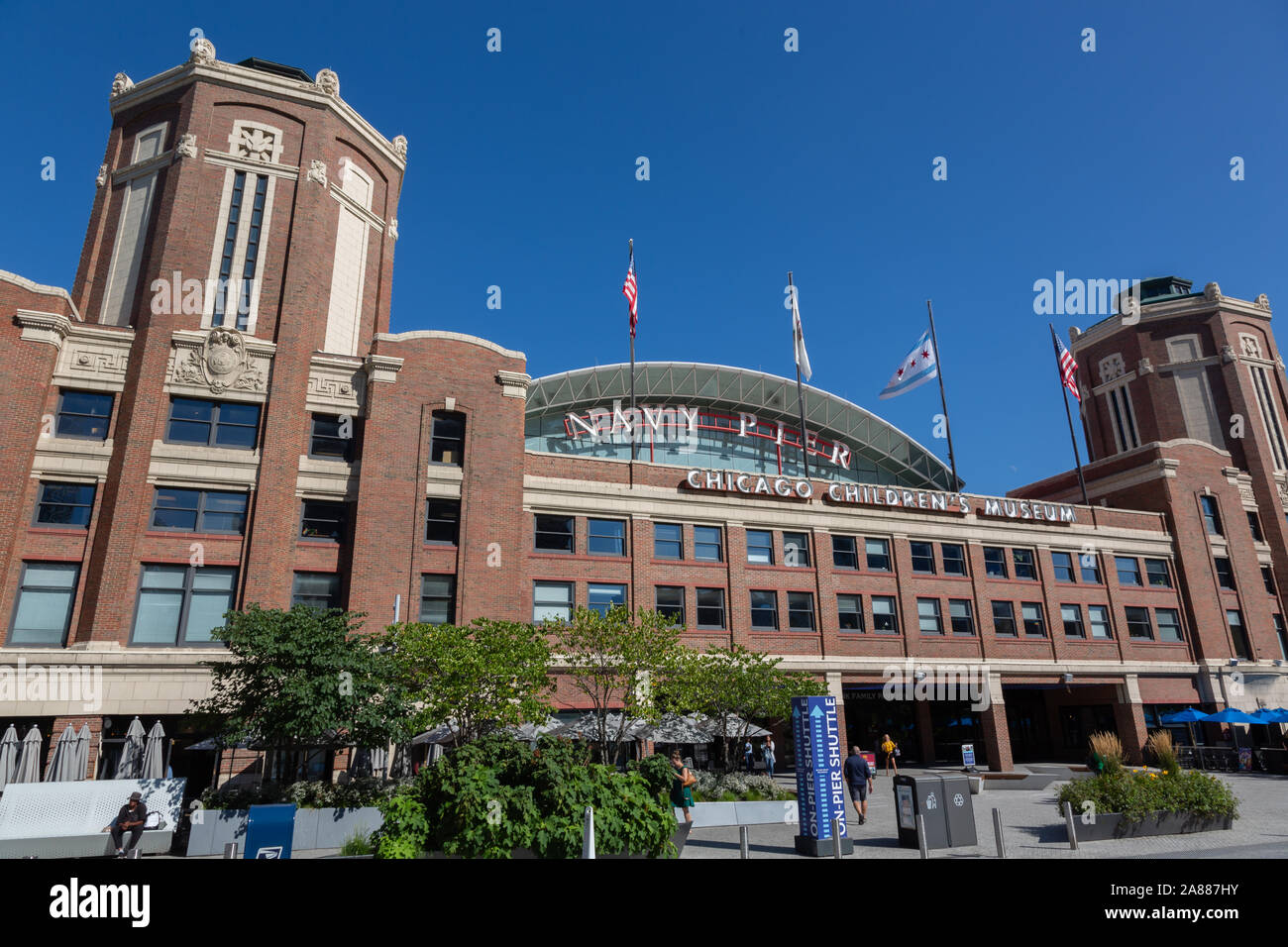 Chicago's Kinder Museum, Navy Pier, Chicago, Illinois Stockfoto