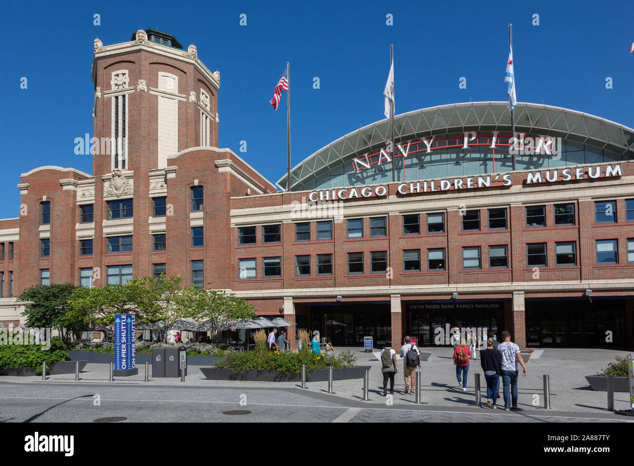 Chicago's Kinder Museum, Navy Pier, Chicago, Illinois Stockfoto