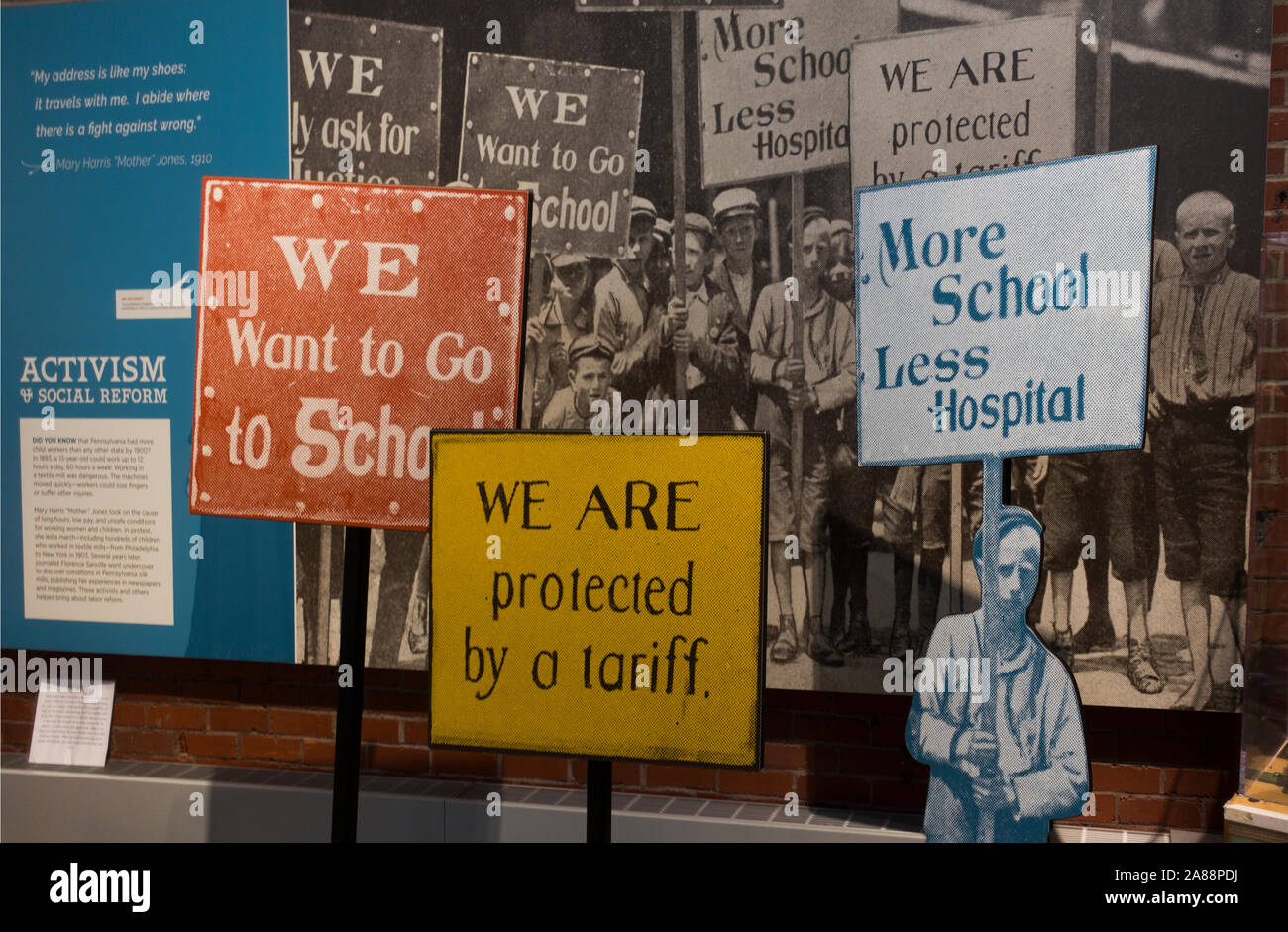 National Museum der industriellen Geschichte Bethlehem PA Stockfoto