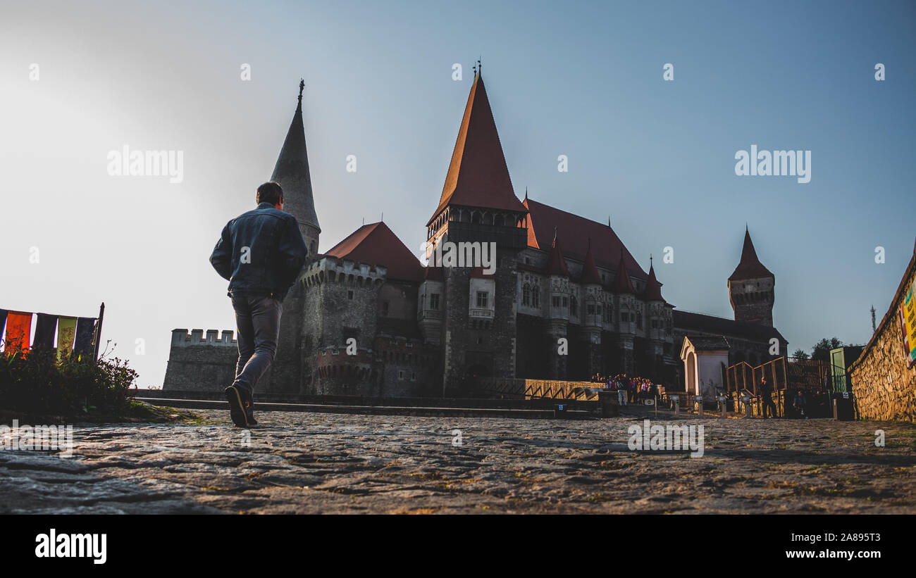 Das Corvin Schloss Stockfoto