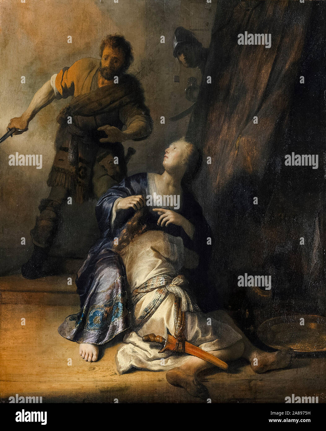 Rembrandt van Rijn, Samson und Delila, Malerei, 1629-1630 Stockfoto