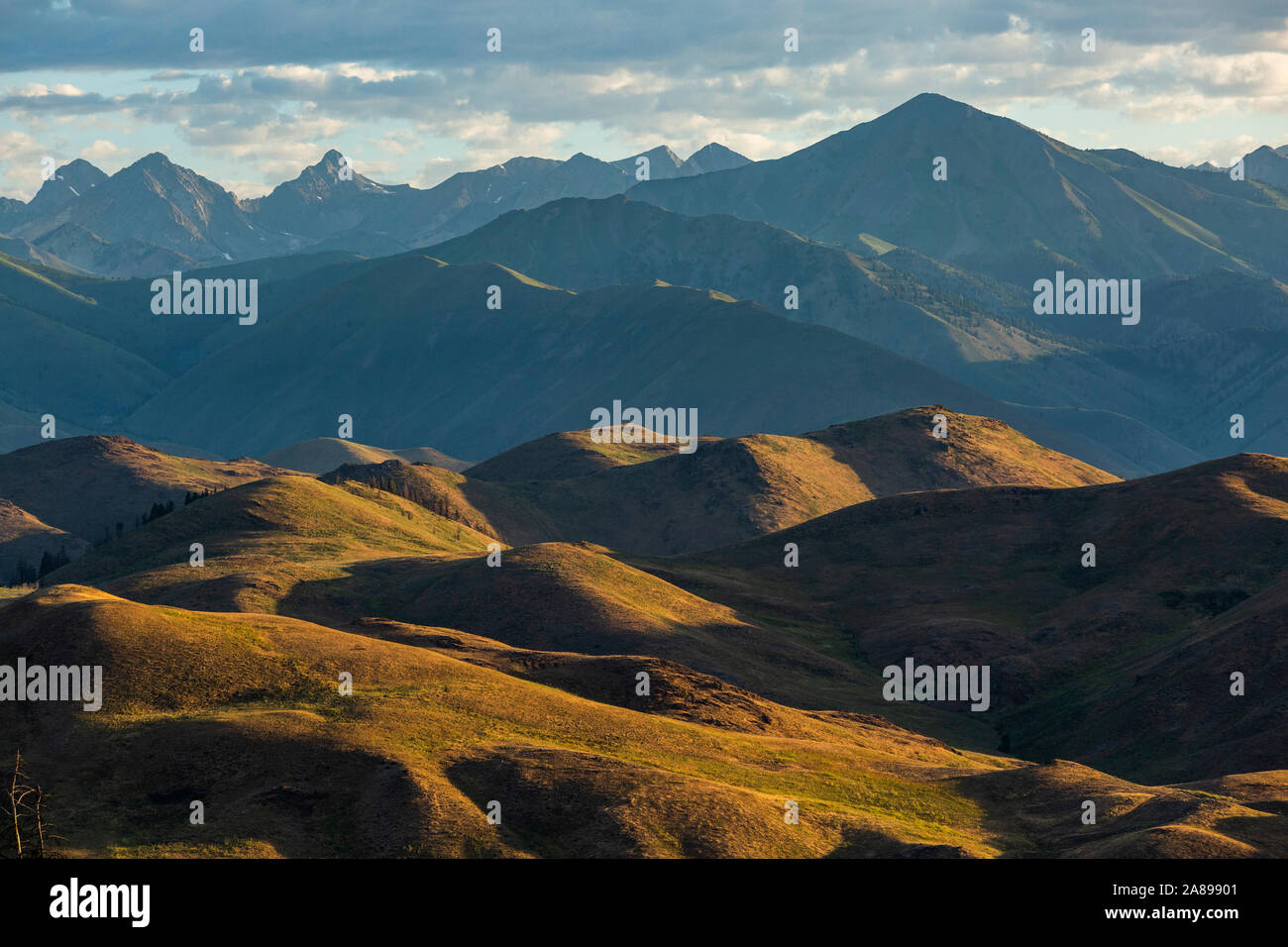 Bergkette in Bellevue, Idaho, USA Stockfoto