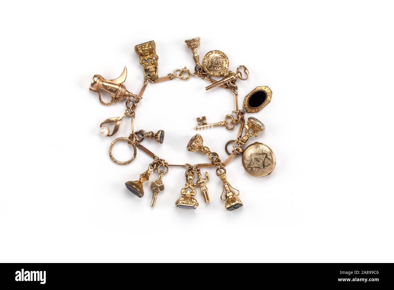 Gold Armband Stockfoto