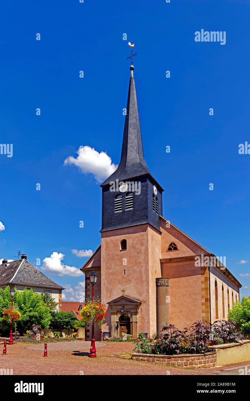 Kirche, Eglise Wangen Stockfoto