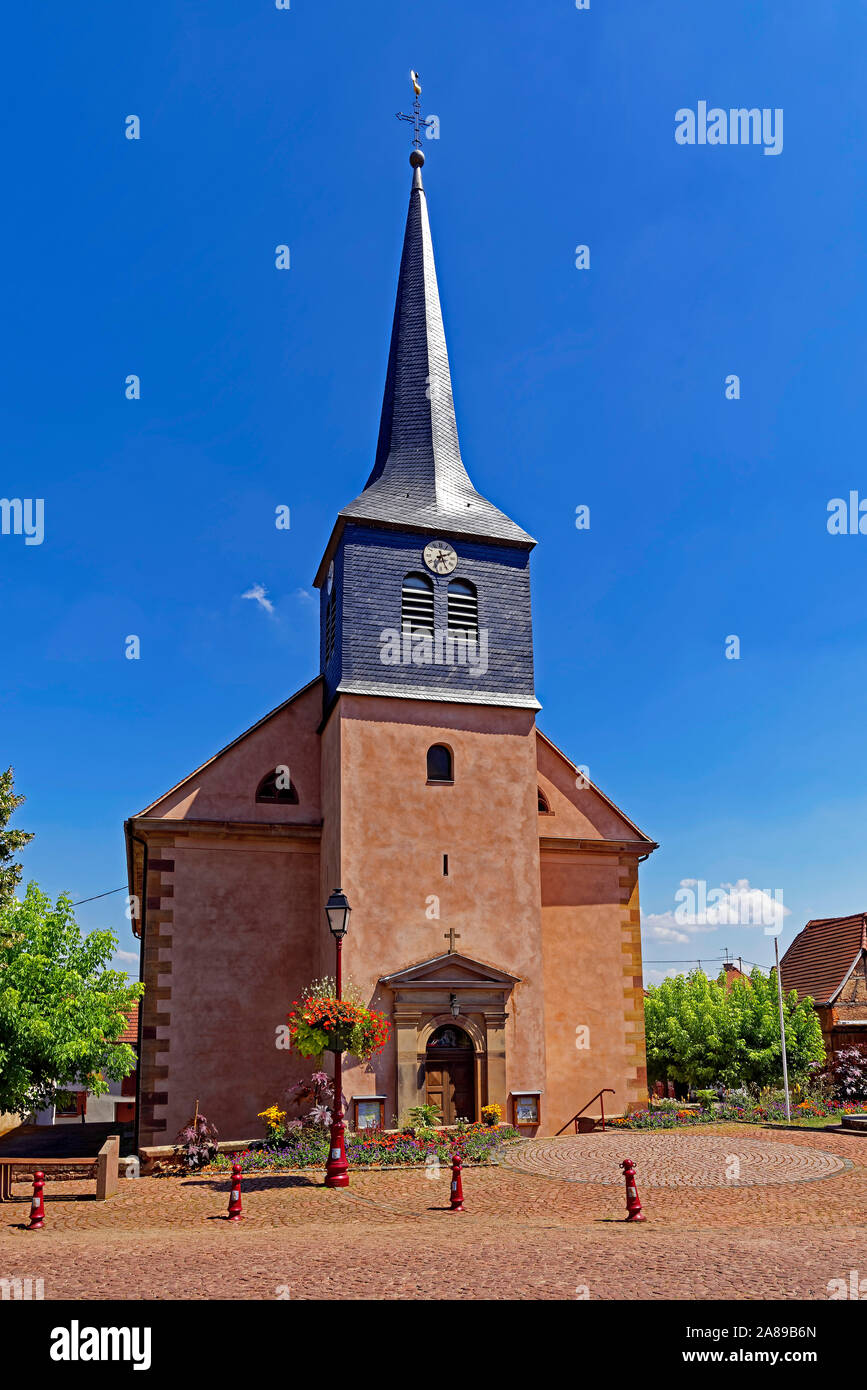 Kirche, Eglise Wangen Stockfoto