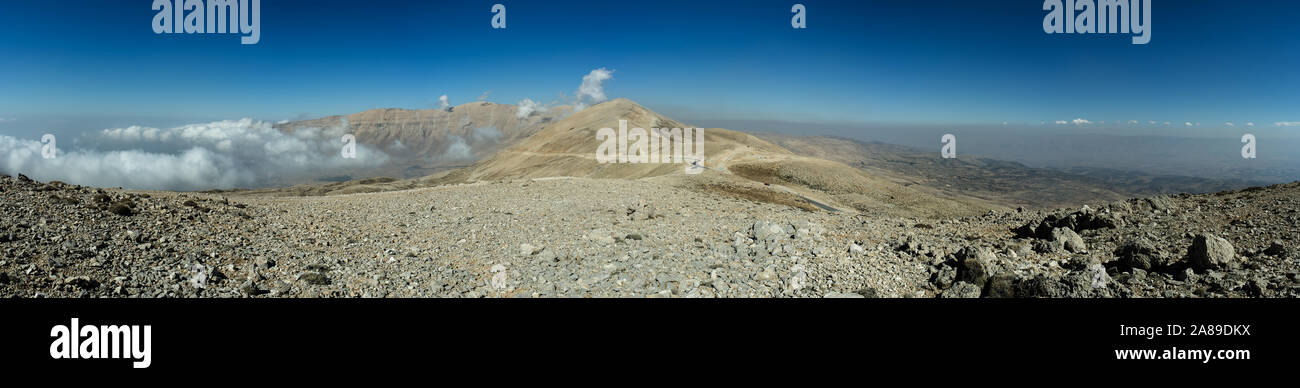 Panorama der Berg an qurnat als Sawda' im Libanon Stockfoto